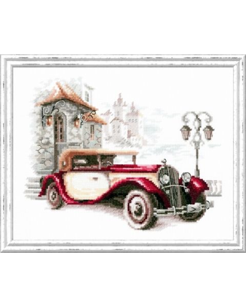 Borduurpakket Retro Buick van STITCHCOMPANY CI-110-022