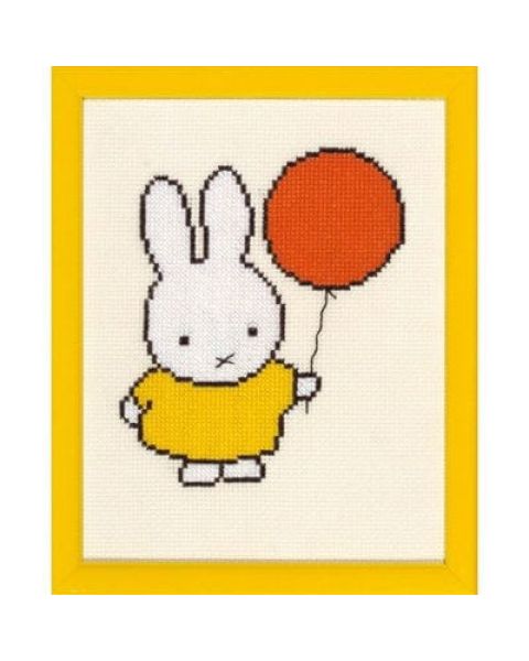 Borduurpakket Nijntje met ballon 13x17cm van PAKO 076.211602