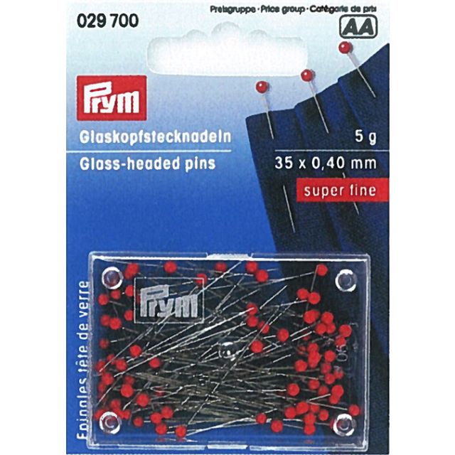 Glaskopspelden 35x0.40mm van PRYM 022.029700