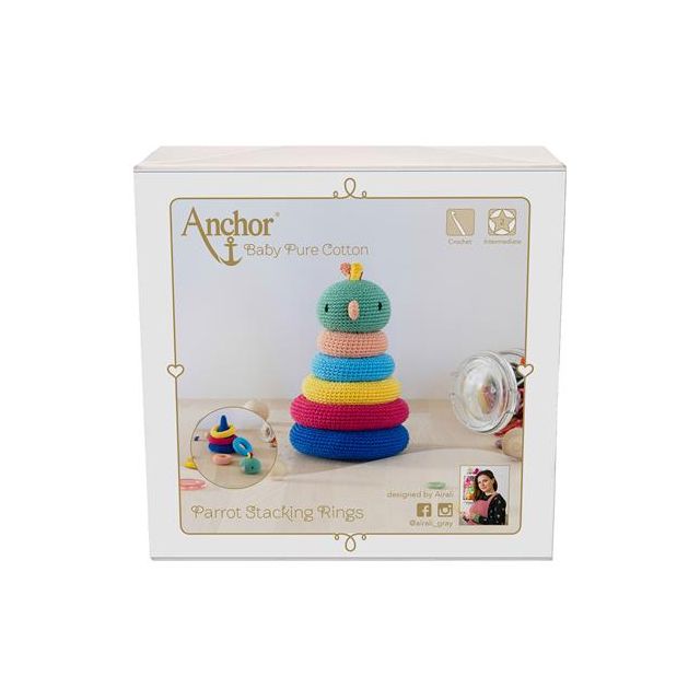 Haakpakket Stapelringen met papegaai ANCHOR A28B00409061
