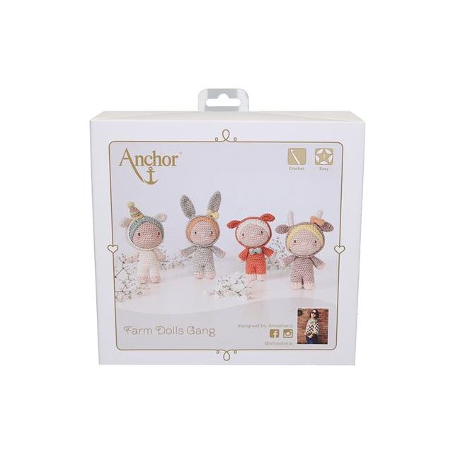 Boerderij poppen haakpakket van ANCHOR 058.A28C00209061