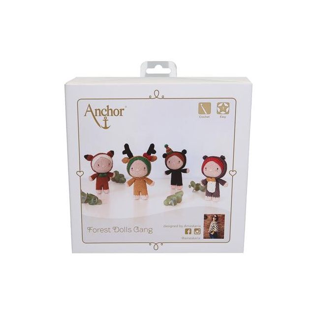 Bos poppen haakpakket van ANCHOR 058.A28C00209062