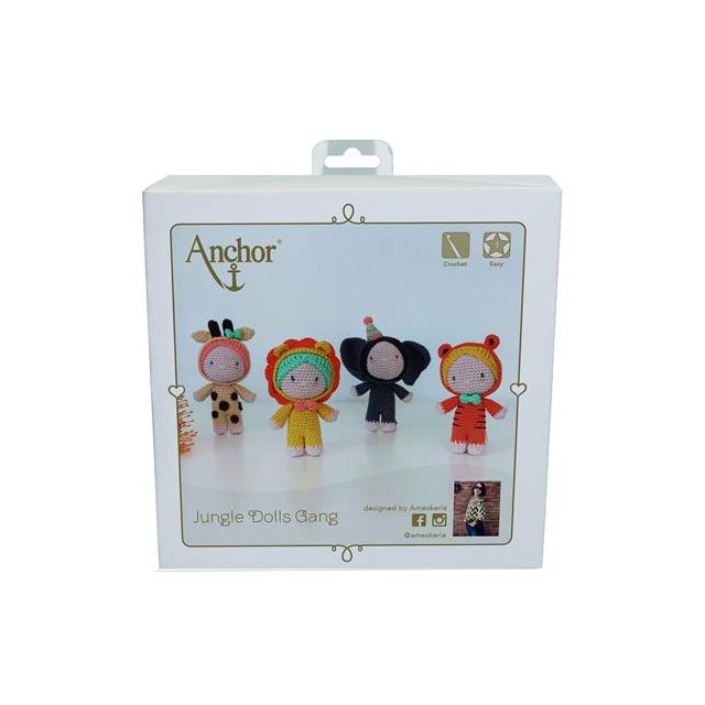 Jungle poppen haakpakket van ANCHOR 058.A28C00209063