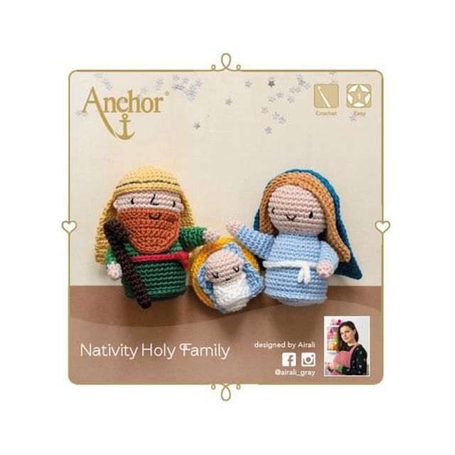 Xmas family amigurumi haakpakket van ANCHOR 058.A28C00409061