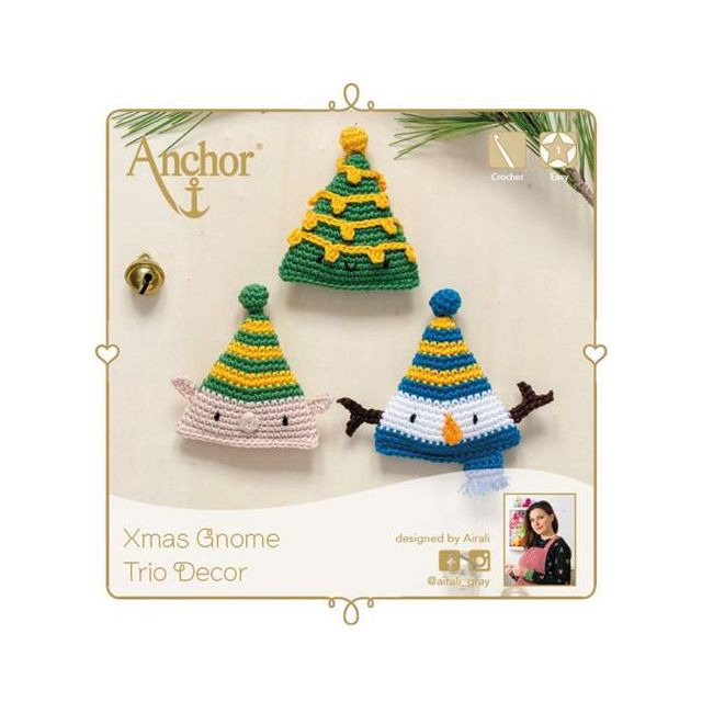 Elf trio decor haakpakket van ANCHOR 058.A28C00509062