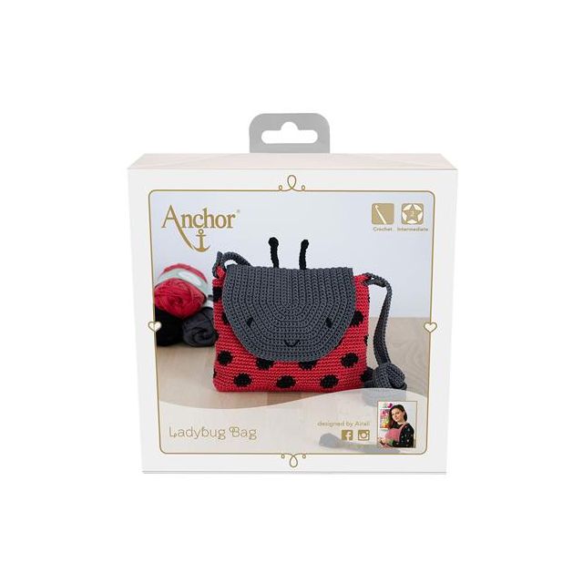Lieveheersbeestje tas haakpakket van ANCHOR 058.A28C00609063