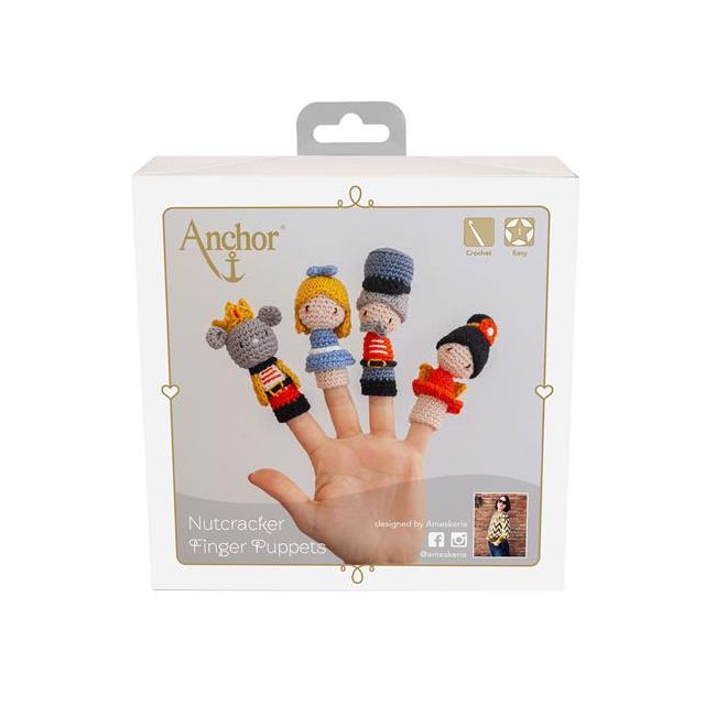 Notenkraker vingerpoppetjes haakpakket van ANCHOR 058.A28C00809061