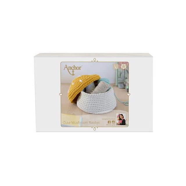 Paddenstoel mandje haakpakket van ANCHOR 058.A28CR0109063