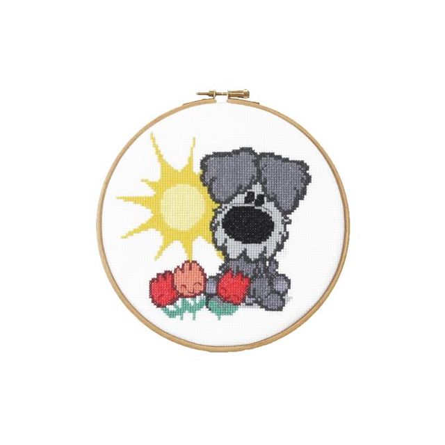 Woezel borduurpakket 17cm van PAKO 076.271049