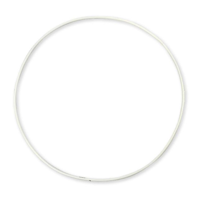 Metalen handwerkring wit 50cm van RESTYLE 087.3022