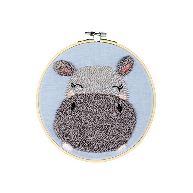 Nijlpaard 17,8cm Punchpakket van Restyle 095.2007