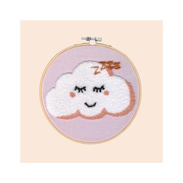 Wolk roze 17,8cm Punchpakket van Restyle 095.2023