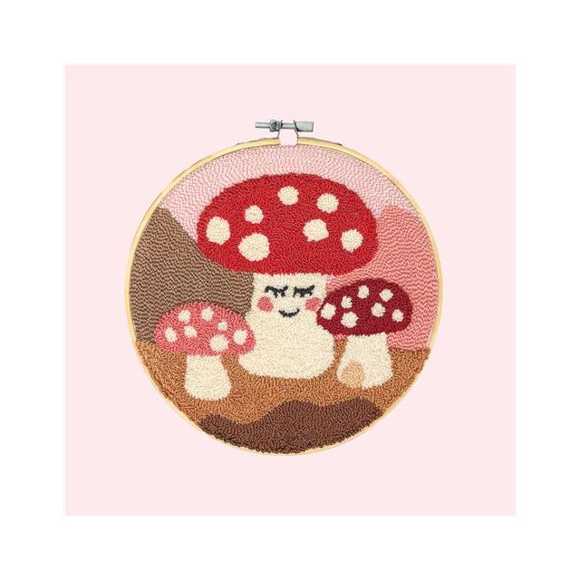 Paddenstoelen 17,8cm Punchpakket van Restyle 095.2042