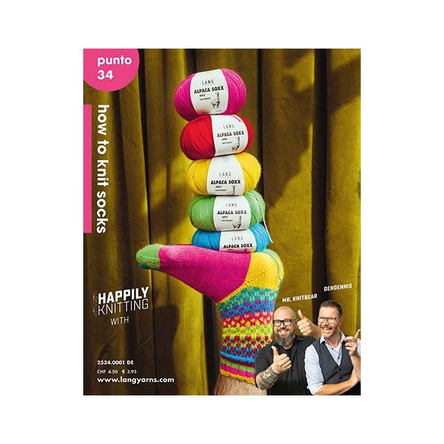 Punto 34 How to knit socks LANGYARNS 2534.0006 NL