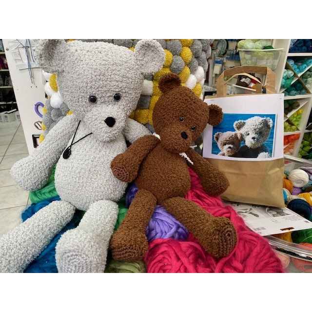 Kleine beer 27 cm haakpakket van N'STUDIO