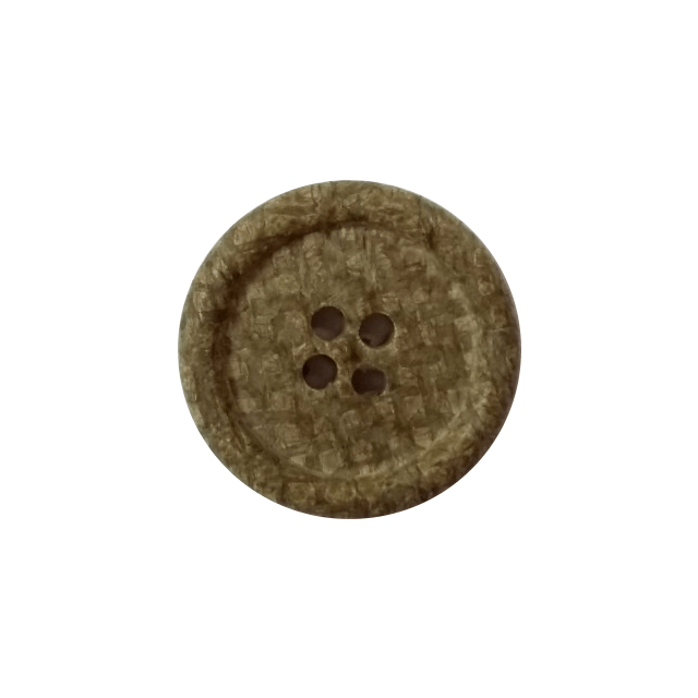 Knoop linnen look met streepjes van UNION KNOPF 450246