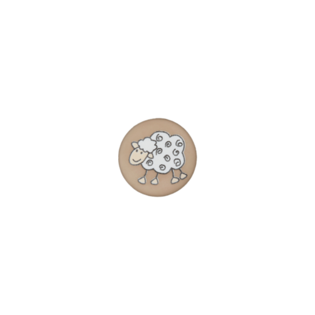 Knoop met schaap 15mm van UNION KNOPF 452600
