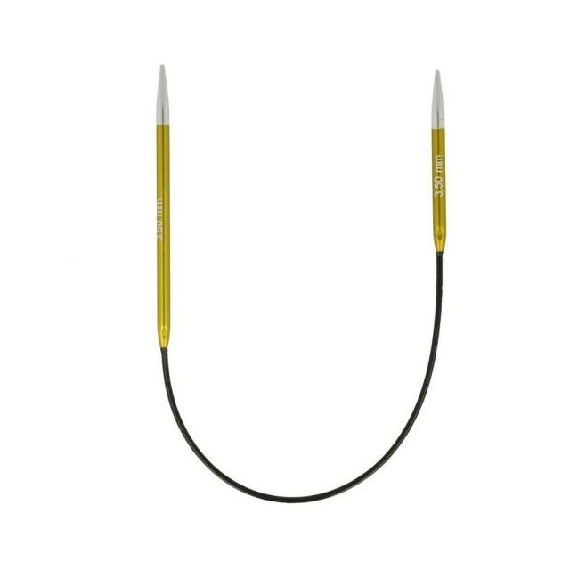 3.75mm 25cm asymmetrische rondbreinaalden Zing van KNIT PRO 103.47057