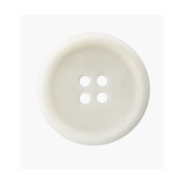 Corozo vier gaten knoop wit van UNION KNOPF 0049493 012 0012