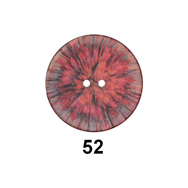 Tie dye kokos knoop van UNION KNOPF 453038