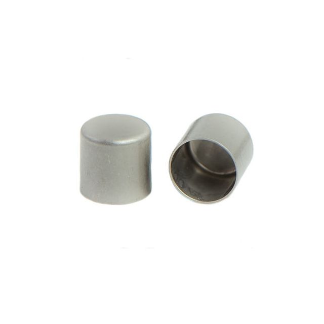 Metalen eindkap Pearl Nickel 6mm MT015217