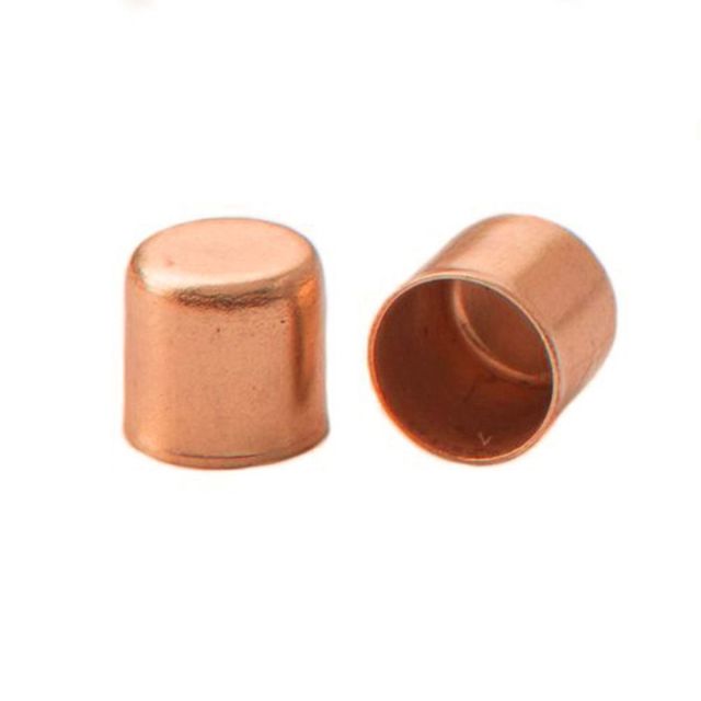 Metalen eindkap Rose Goud 6mm MT017612