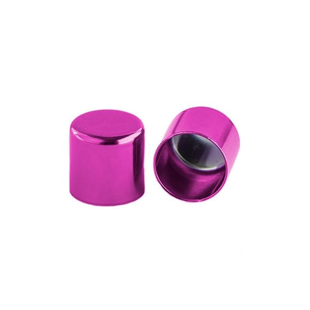 Metalen eindkap Roze 6mm MT015190