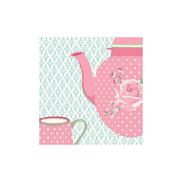 Summer Loft tea set 100% katoen 145cm breed van GUTERMANN 647110-276