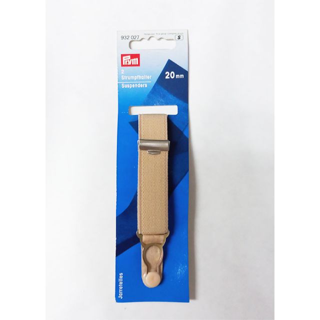 Jarretels beige 20mm van PRYM -s 932027