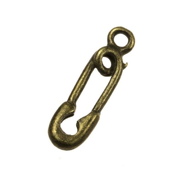 Bedel Veiligheidsspeld (19 x 6 mm) brons M439