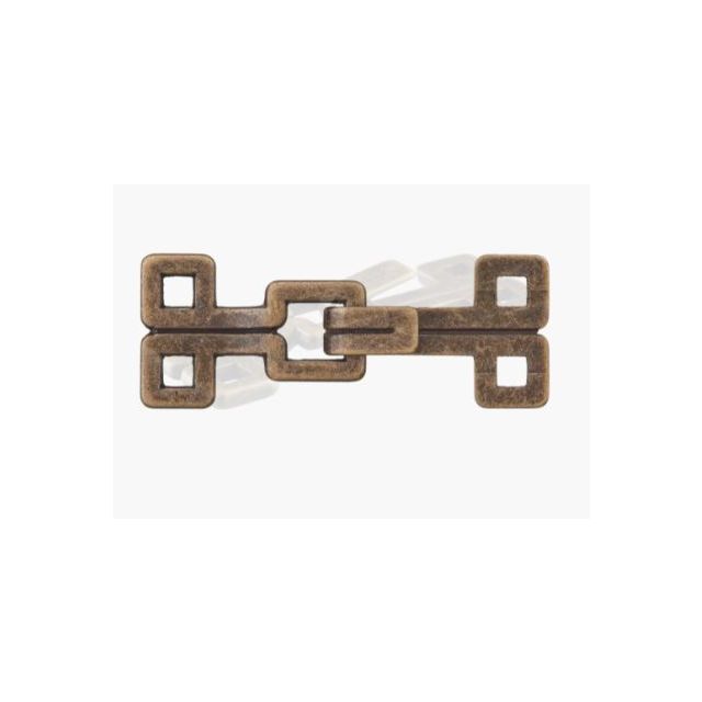 Metalen gesp antiek koper van UNION KNOPF 501077