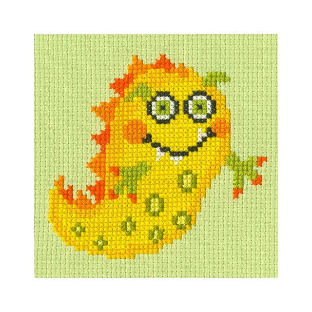 MASSIVE MONSTERS - YAZZ telpakket borduurpakket van STITCHCOMPANY bt-skip01