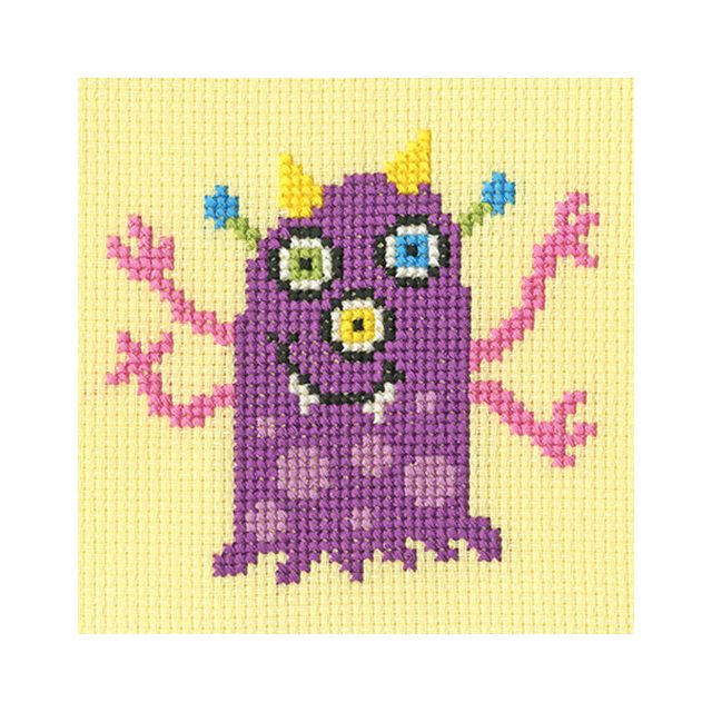 MASSIVE MONSTERS - PERRY telpakket borduurpakket van STITCHCOMPANY bt-skip02