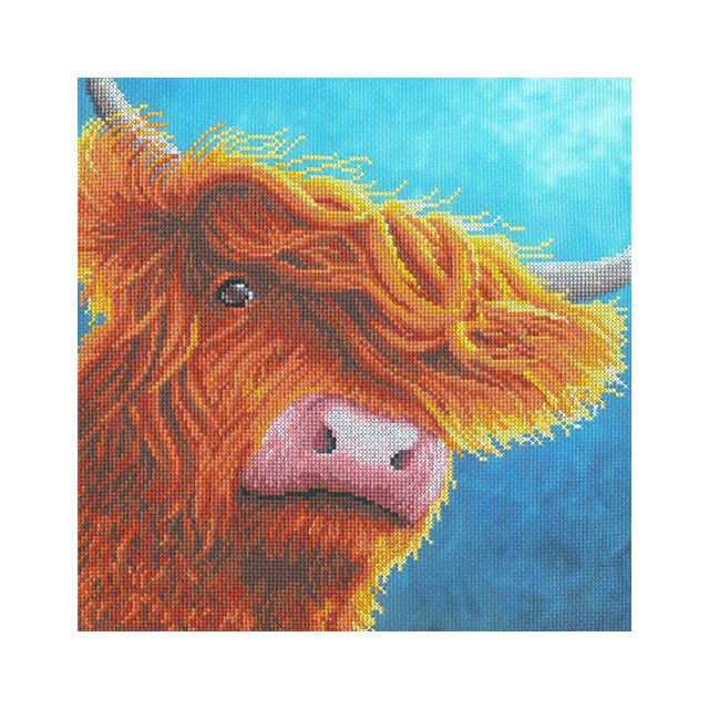 HIGHLANDER voorbedrukte borduurpakket van STITCHCOMPANY bt-xrf08