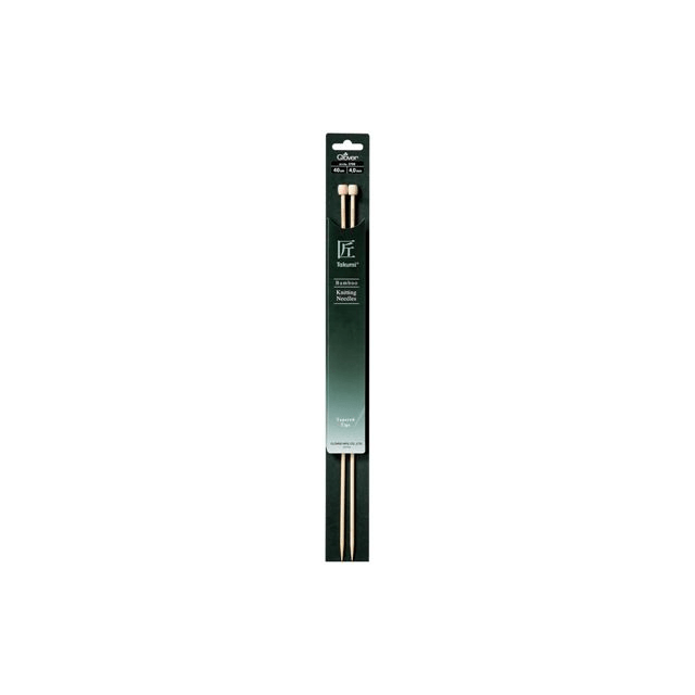 Breinaalden bamboo 4mm 40cm van CLOVER 086.3769