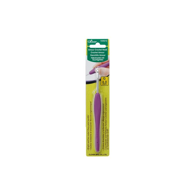 Ergonomische haaknaald Amour 4mm van CLOVER PN-0148297