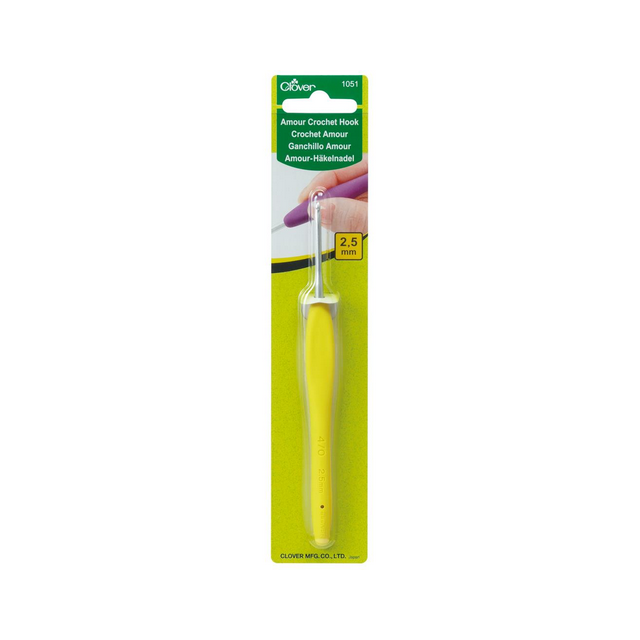 Ergonomische haaknaald Amour 2,5mm van CLOVER PN-0148294