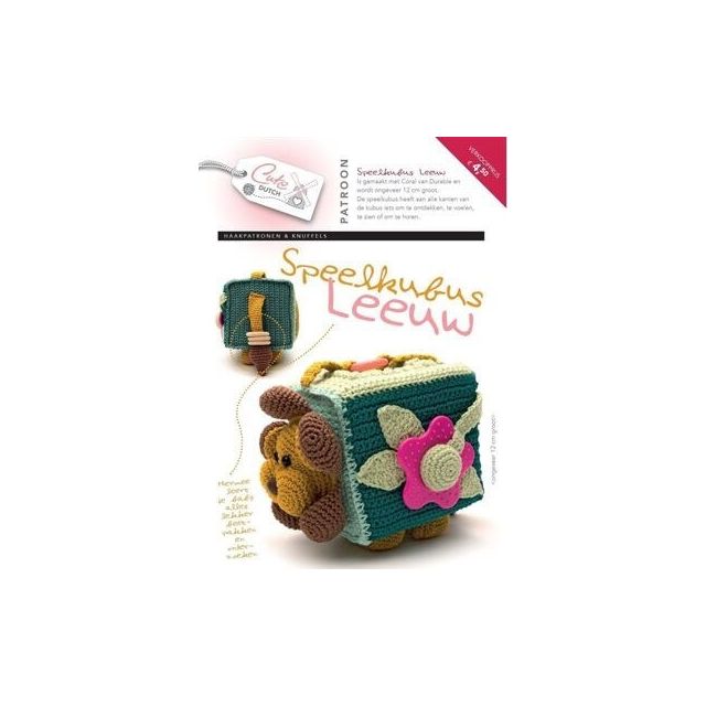 Haakpatroon speelkubus leeuw van CUTEDUTCH 056.36478