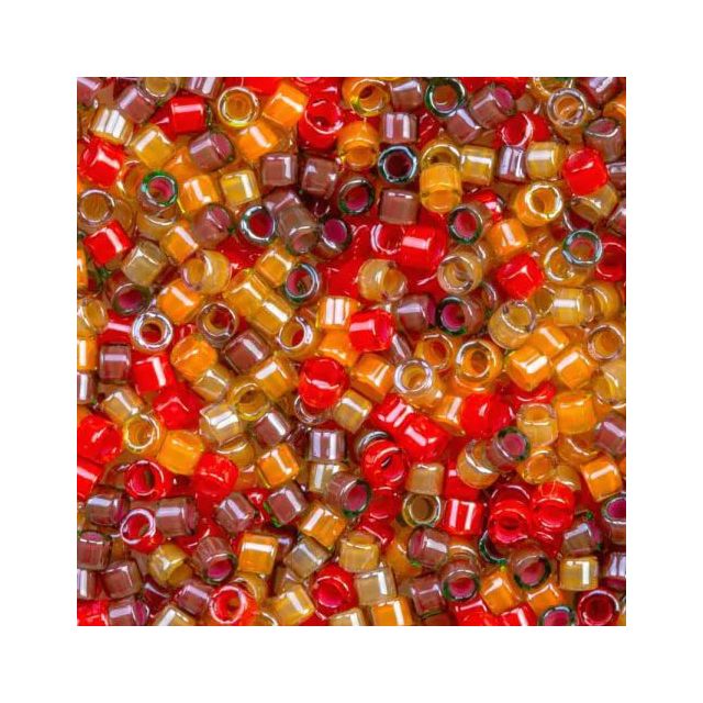 Miyuki Delica Kralen 2mm luminous orange mix DB D683