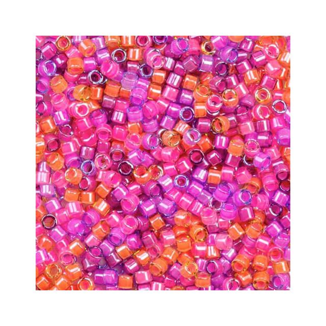 Miyuki Delica Kralen 2mm luminous pink mix DB D686