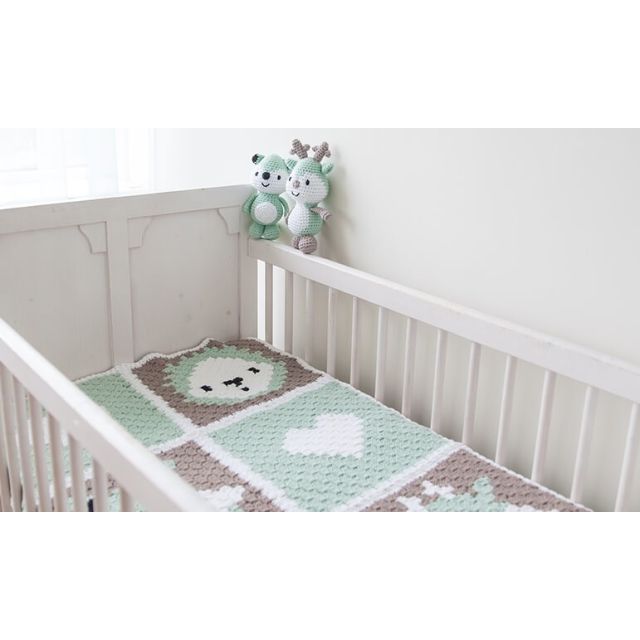 Haakpakket deken 100x130cm van DENDENNIS 014.114