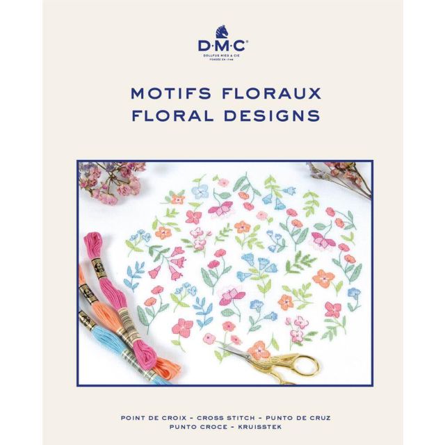 Bloemendesigns borduurboek van DMC PN-195653