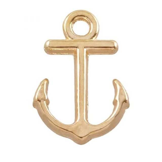 Anker bedel goud 11x4mm van DREAMBEADS M1894