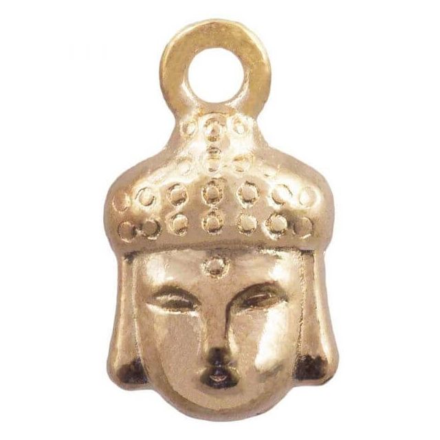 Buddha bedel goud 14x8mm van DREAMBEADS M1846