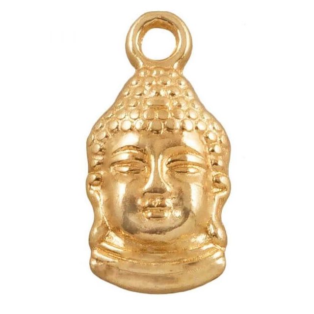 Buddha bedel goud 15x7mm van DREAMBEADS M1870