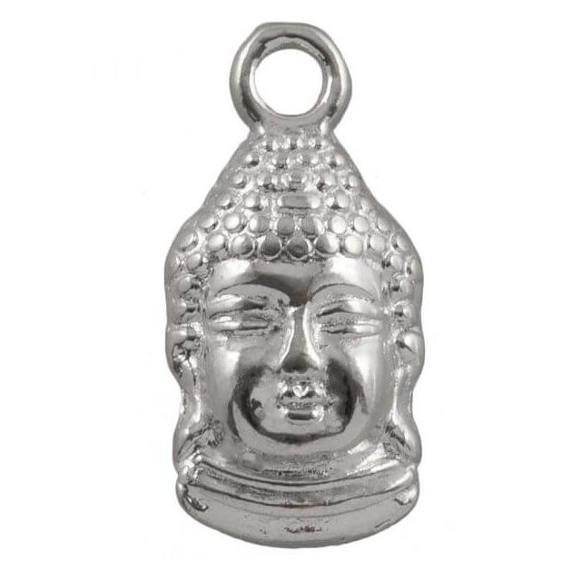 Buddha bedel antiek zilver 15x7mm van DREAMBEADS M1868