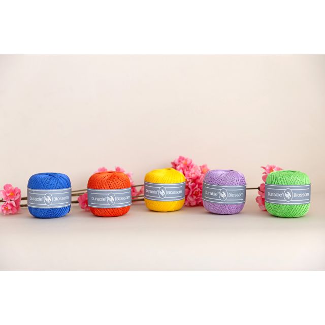 Blossom garen 50 gr 280m 100% katoen DURABLE 010.101