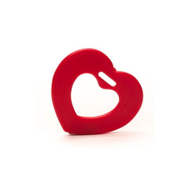 Hart bijtringen zonder nopjes 2stuks van DURABLE 020.1001