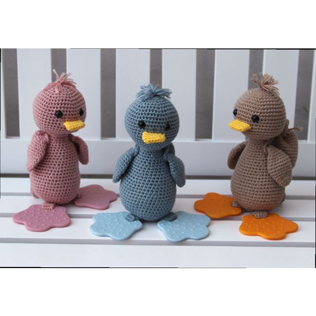 Eend haakpakket licht groen van N'Studio