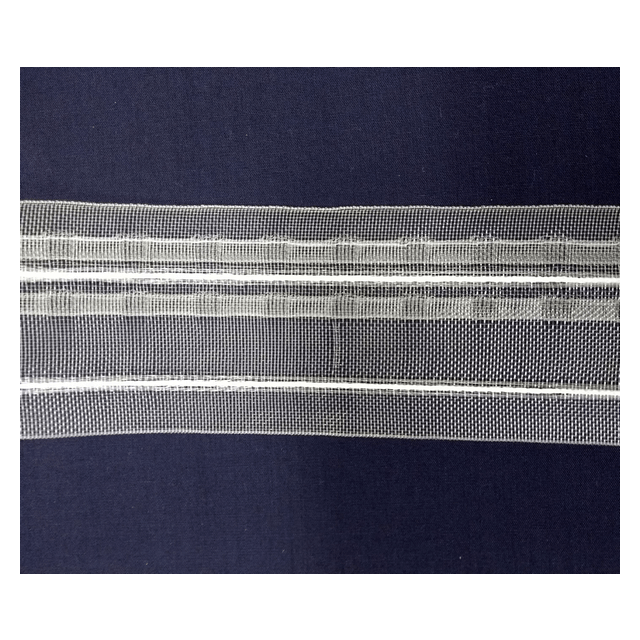 Gordijnband transparant met koord 50mm breed van BANDEX 026.328048